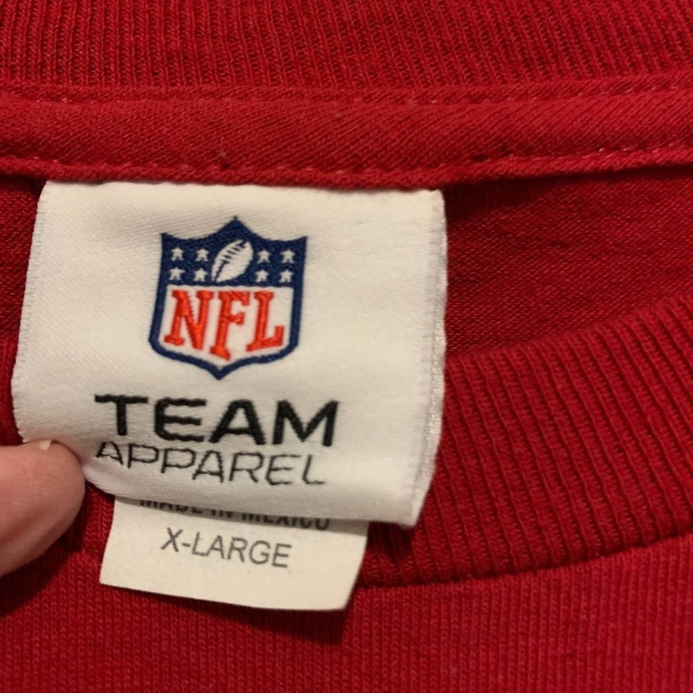 NFL Falcon T-Shirt Size XL, Red - Picture 2 of 2